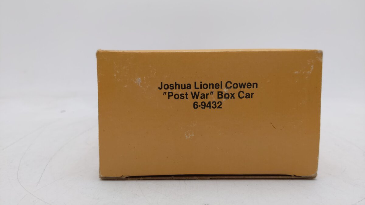Lionel 6-9432 O Gauge Joshua Lionel Cowen Postwar Years Boxcar EX/Box