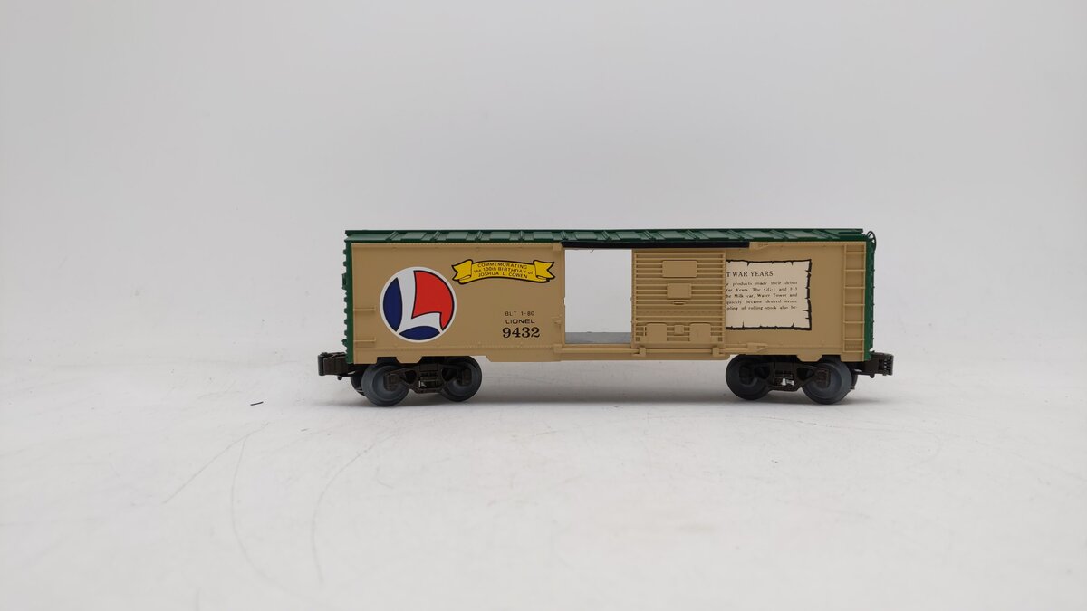 Lionel 6-9432 O Gauge Joshua Lionel Cowen Postwar Years Boxcar EX/Box