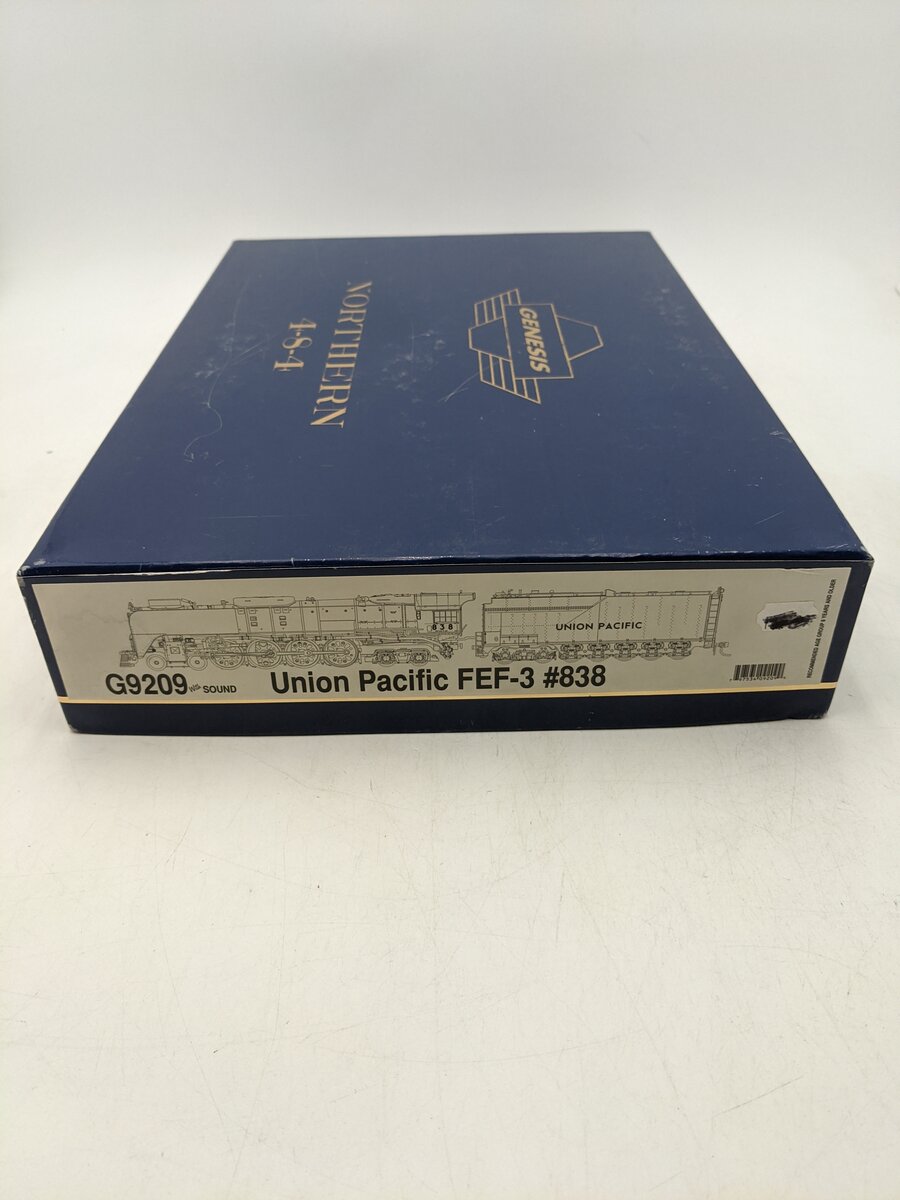 Athearn G9209 HO Scale Union Pacific FEF-3 Steam Locomotive #838 w/DCC/Sound EX/Box
