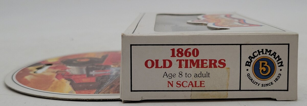 Bachmann 53-1056-24 N Scale Union Pacific 47' 1860 Old Time Passenger Coach #3 EX/Box