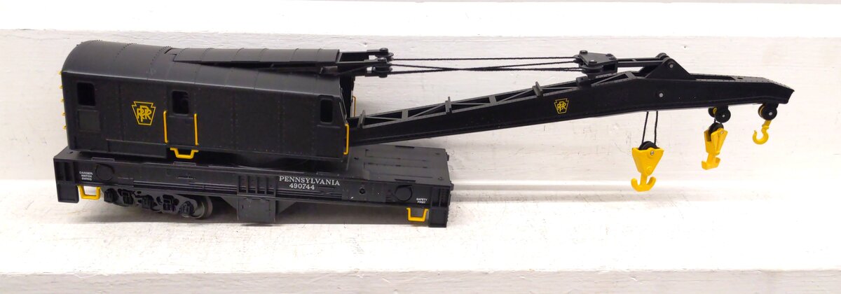 MTH 20-98298 O Gauge Pennsylvania Crane Car #490744/Box