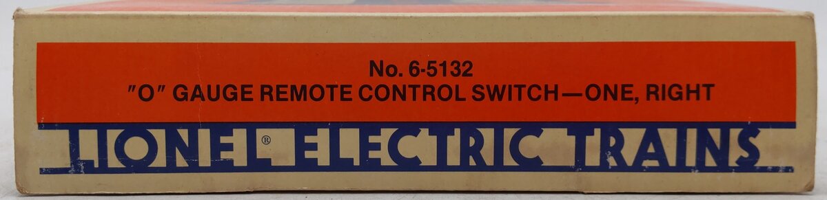 Lionel 6-5132 O Right Hand Remote Control Switch Turnout EX/Box