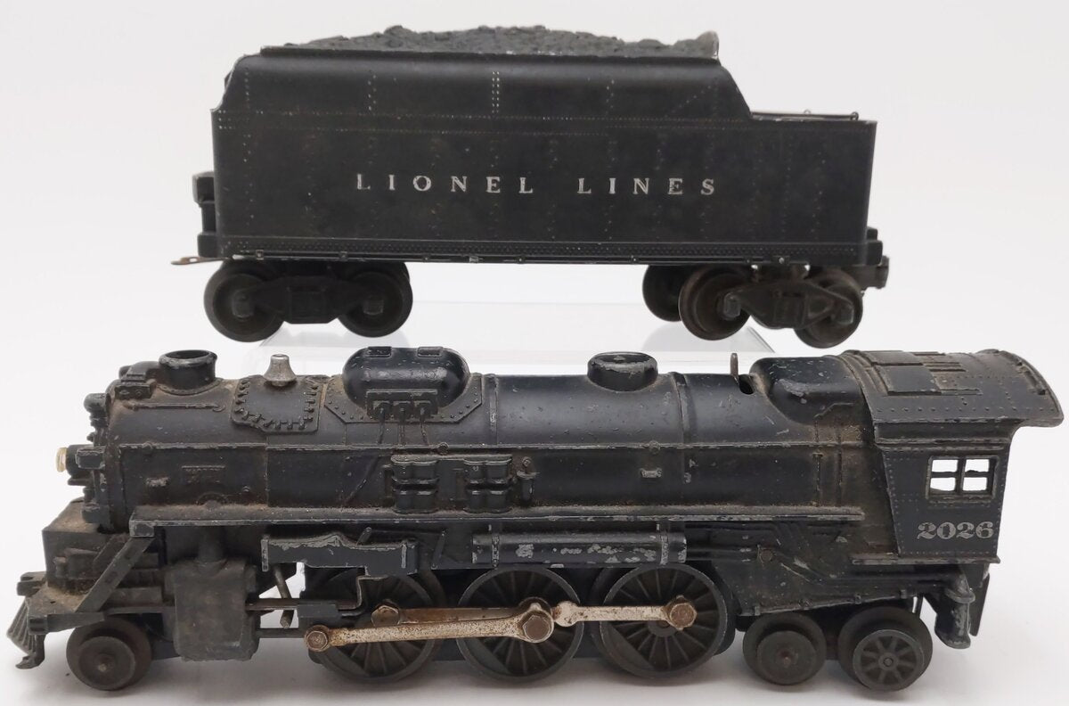 Lionel 2026 Vintage O 2-6-4 Die-Cast Steam Locomotive w/ 6466W Tender