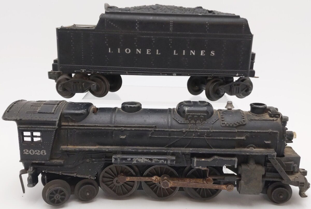 Lionel 2026 Vintage O 2-6-4 Die-Cast Steam Locomotive w/ 6466W Tender
