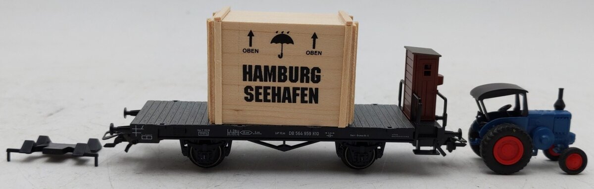 Marklin 46843 Flatcar w/Tractor EX/Box