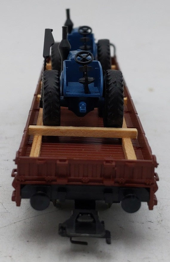 Marklin 46948 HO DB Flatcar w/ 2 Tractors EX/Box