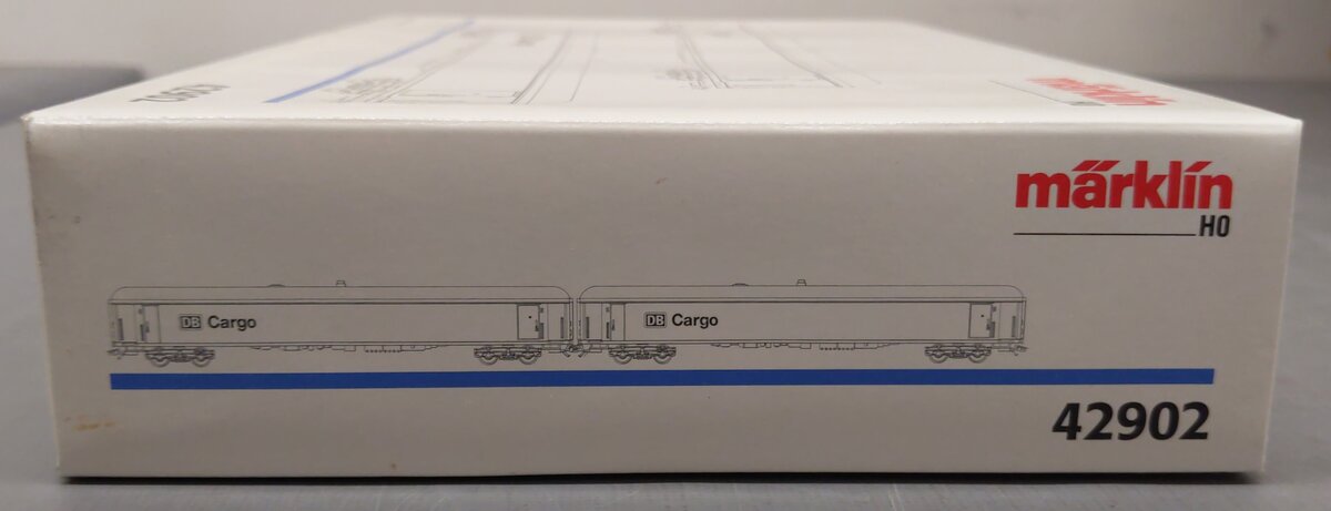 Marklin 42902 HO Scale DB Cargo Cars (Set of 2) EX/Box