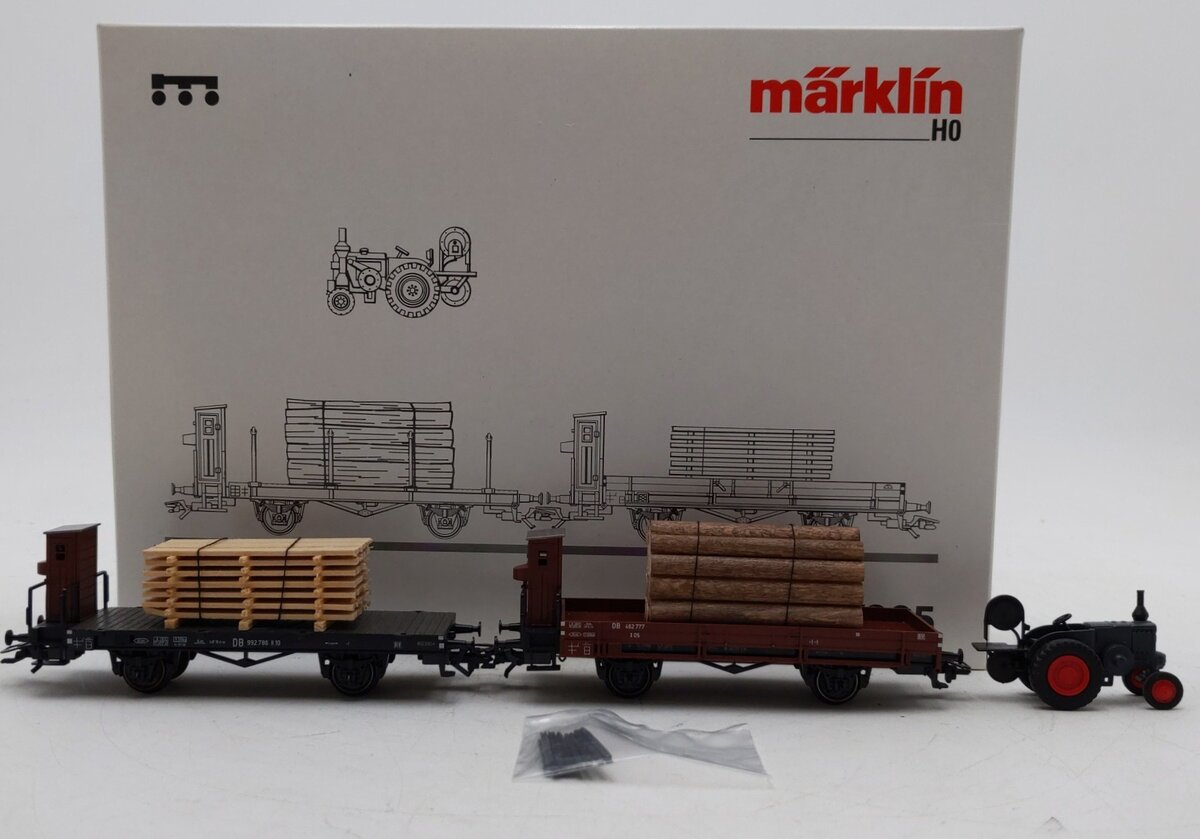 Marklin 47905 Mobile Sawmill Car Set LN/Box