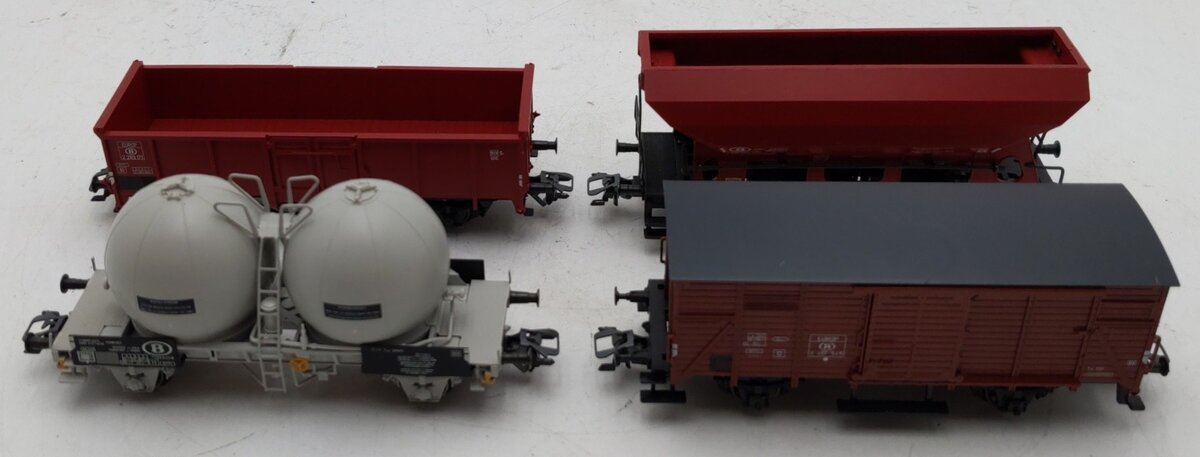 Marklin 47888 Belgian Freight Cars (4) EX/Box