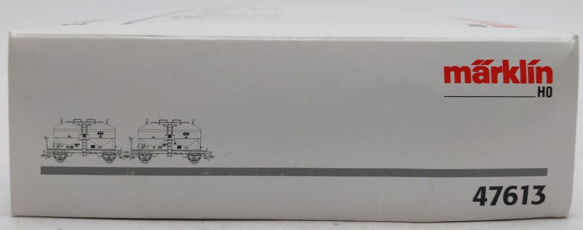 Marklin 47613 HO Scale Set of 2 Silo Container Cars LN/Box