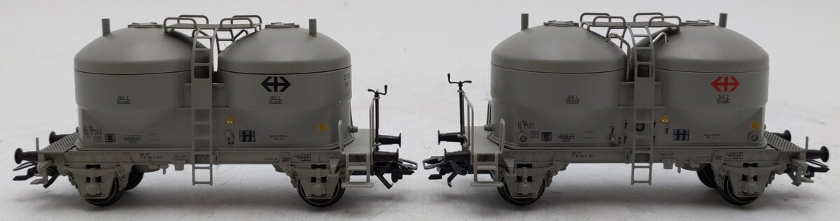 Marklin 47613 HO Scale Set of 2 Silo Container Cars LN/Box