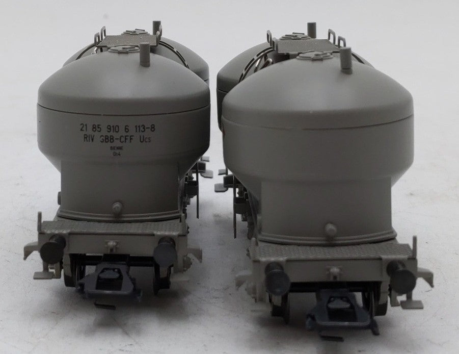 Marklin 47613 HO Scale Set of 2 Silo Container Cars LN/Box
