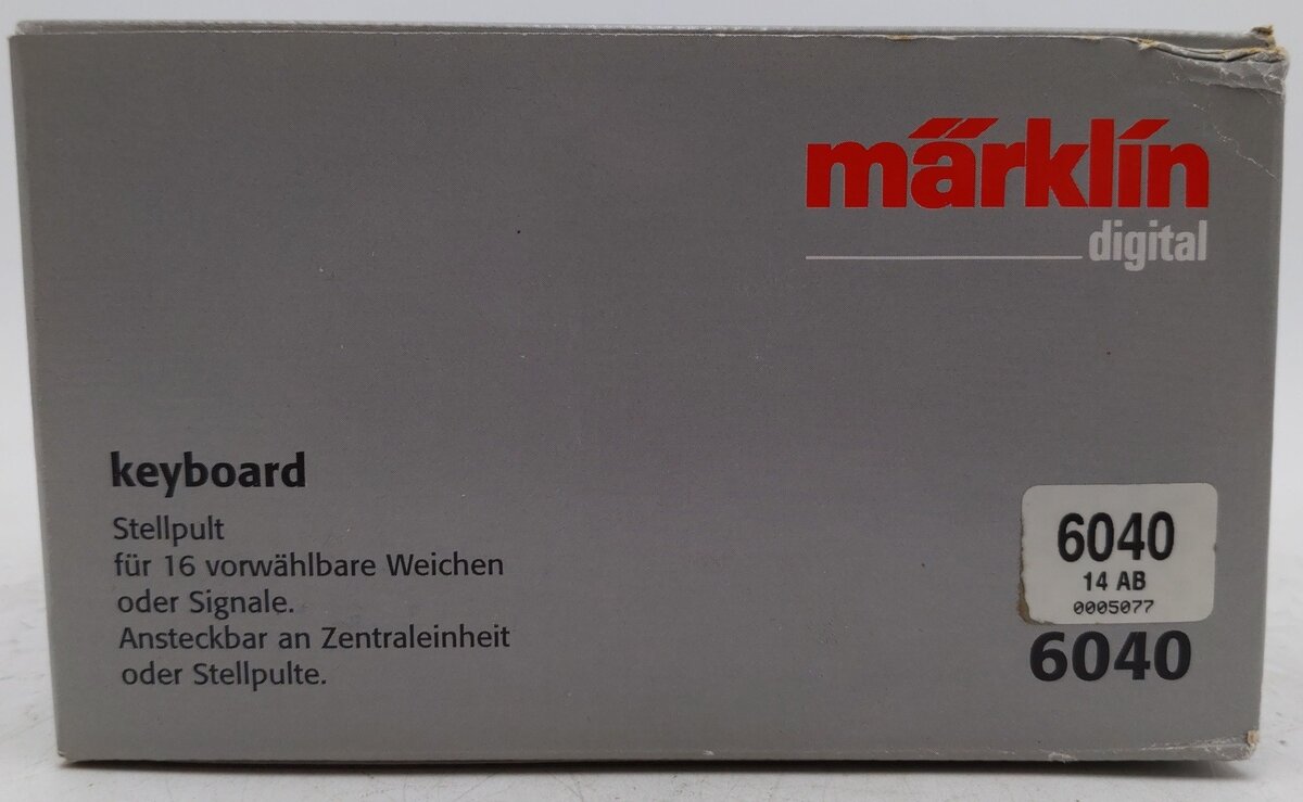 Marklin 6040 Digital Keyboard Controller EX/Box