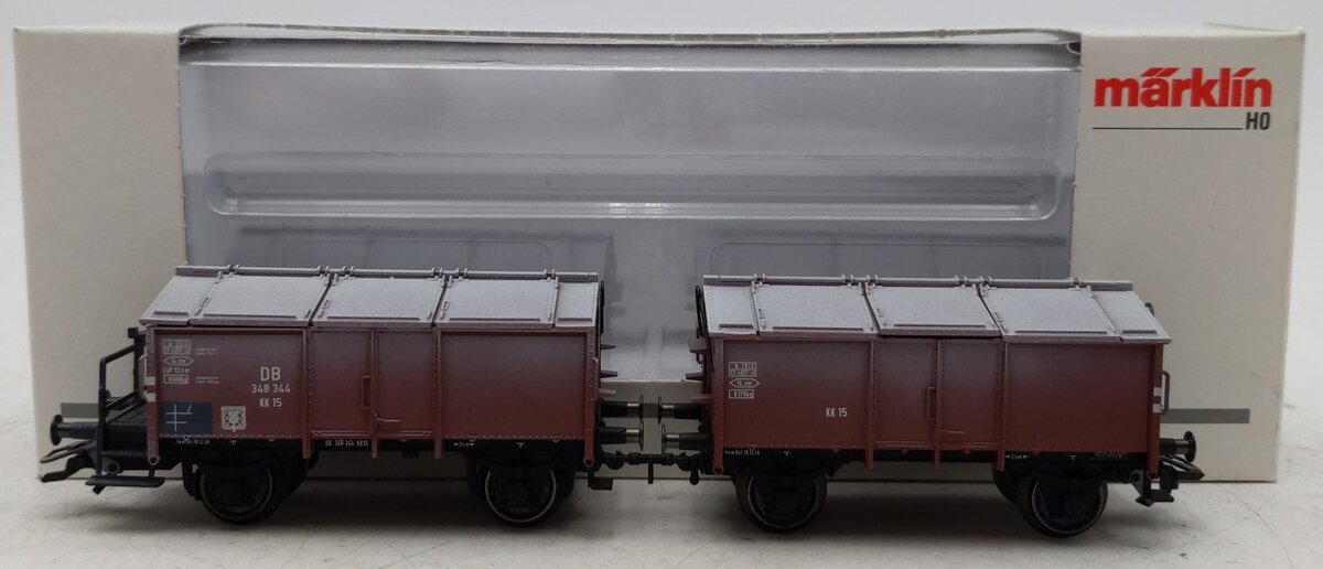 Marklin 46036 Set of 2 Gondolas w/ Covers EX/Box