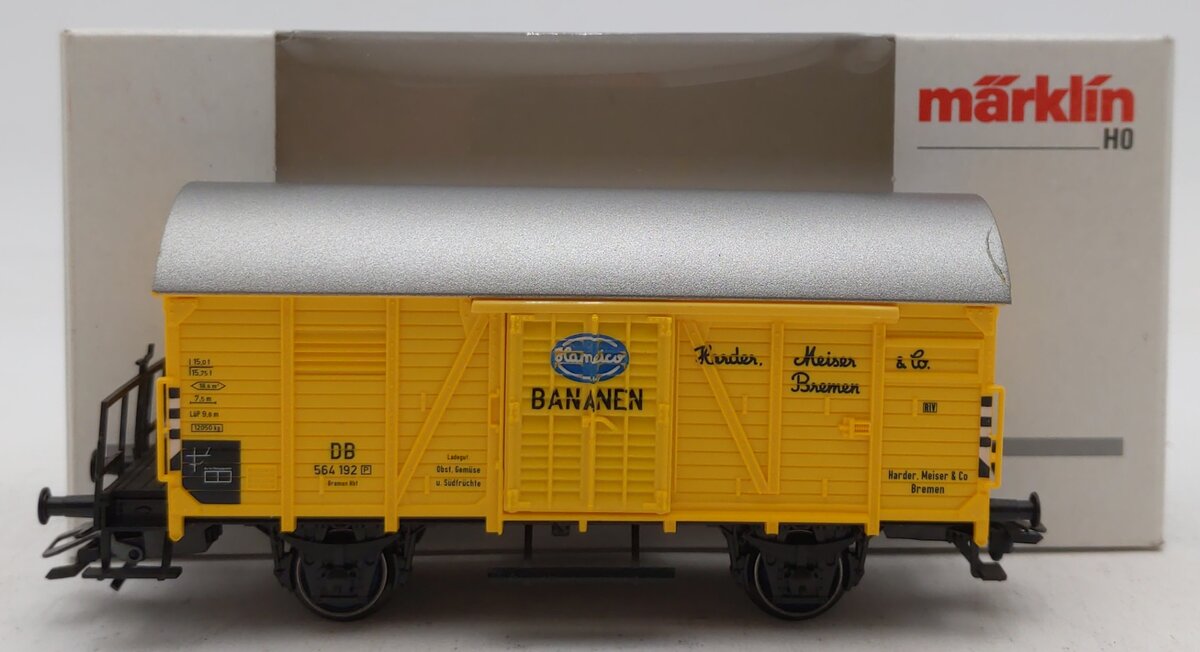 Marklin 48759 HO Type Gr 20 - "Hameico Bananen" Banana Car VG/Box
