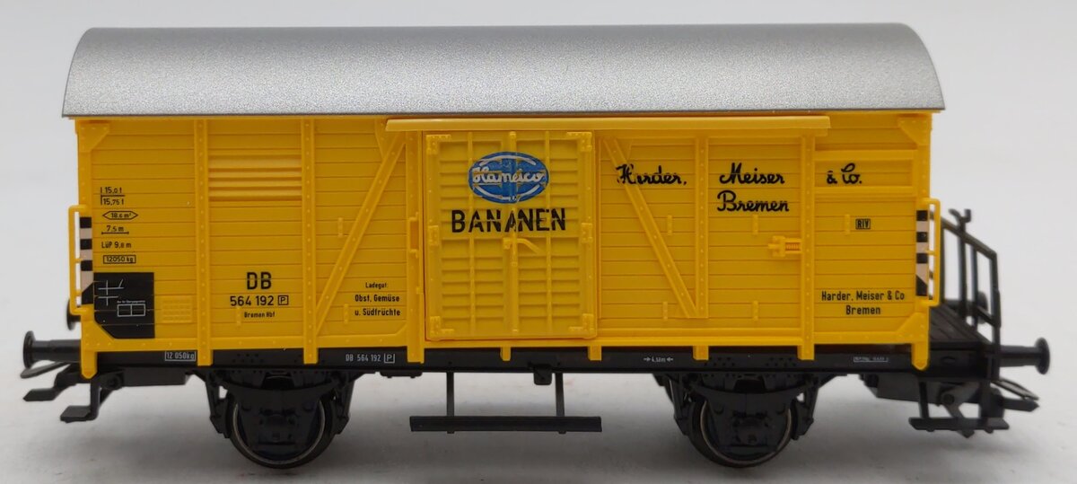 Marklin 48759 HO Type Gr 20 - "Hameico Bananen" Banana Car VG/Box