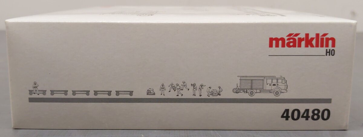 Marklin 40480 HO Tunnel Rescue Train Add-On Set EX/Box