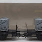 Marklin 48945 HO 2 Flatcars w/Zu Haus Cement Barrels EX/Box