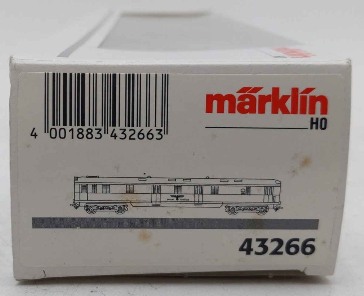 Marklin 43266 HO Scale Deutsche Reichsbahn-Gesellschaft Passenger Car VG/Box