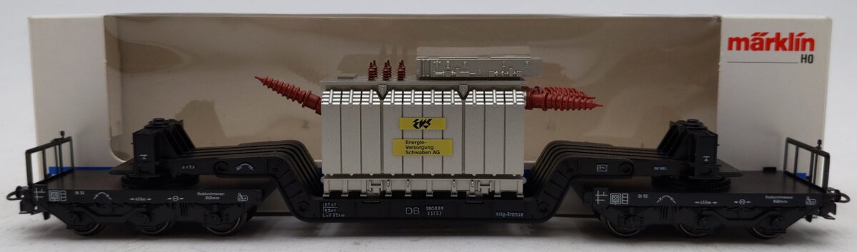 Marklin 4617 Depressed Center Flatcar w/ Transformer EX/Box