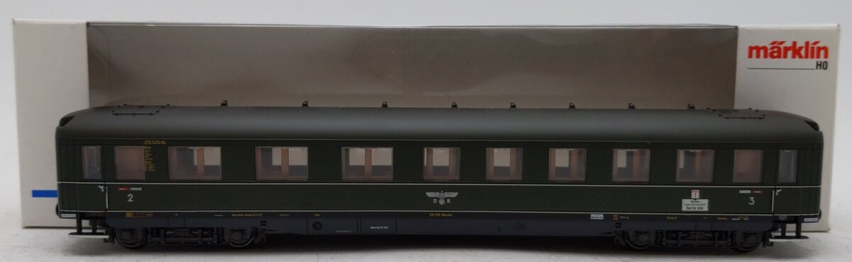 Marklin 43211 HO Scale Deutsche Reichsbahn-Gesellschaft Passenger Car VG/Box