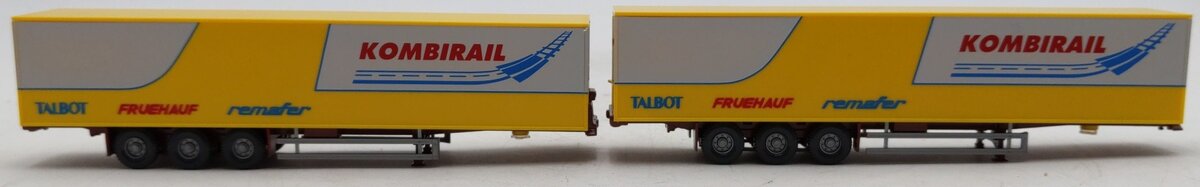 Marklin 48040 HO Scale KOMBIRAIL Semi Trailer Unit (2) VG/Box