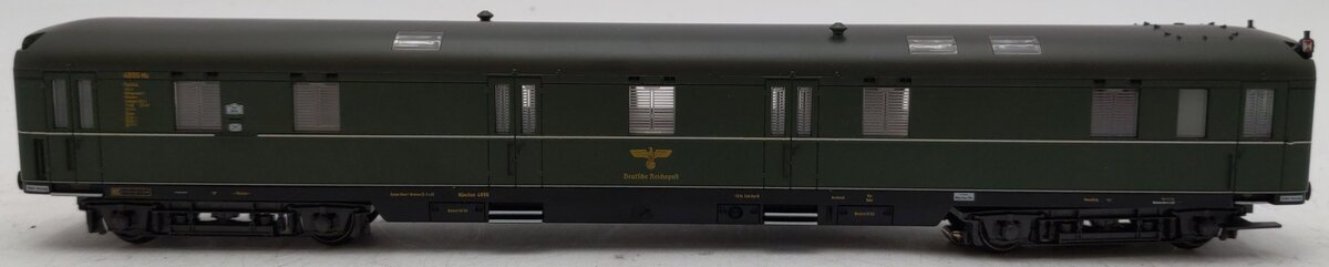 Marklin 43261 HO Scale German Imperial Railway Green Passenger Car VG/Box