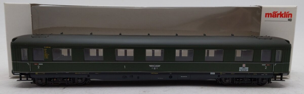 Marklin 43201 HO Scale Deutsche Reichsbahn-Gesellschaft Passenger Car VG/Box