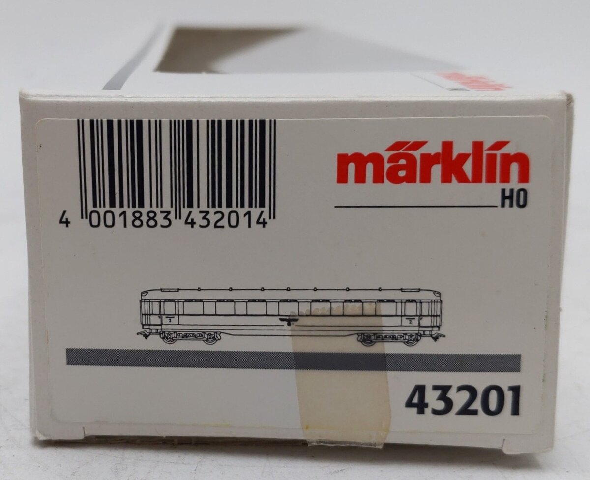 Marklin 43201 HO Scale Deutsche Reichsbahn-Gesellschaft Passenger Car VG/Box
