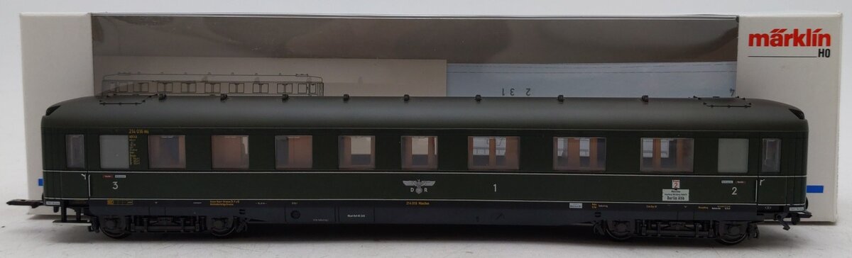 Marklin 43231 HO Scale DR Express Train Passenger Car VG/Box