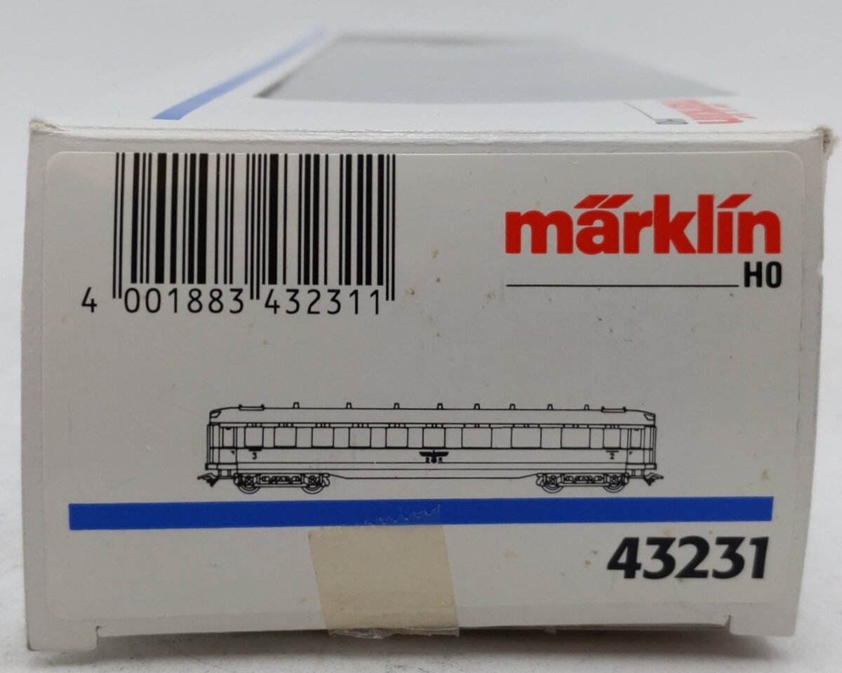 Marklin 43231 HO Scale DR Express Train Passenger Car VG/Box