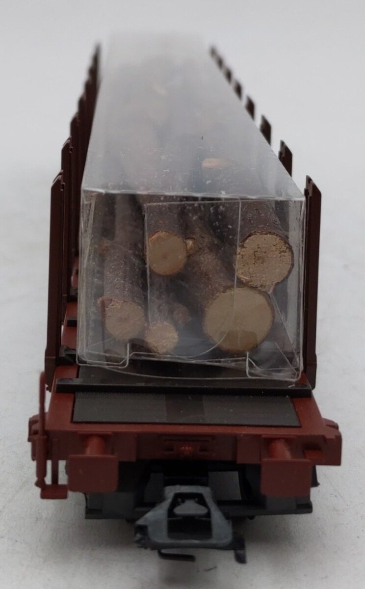 Marklin 47711 HO Flatcar w/Stakes & Log Load LN/Box