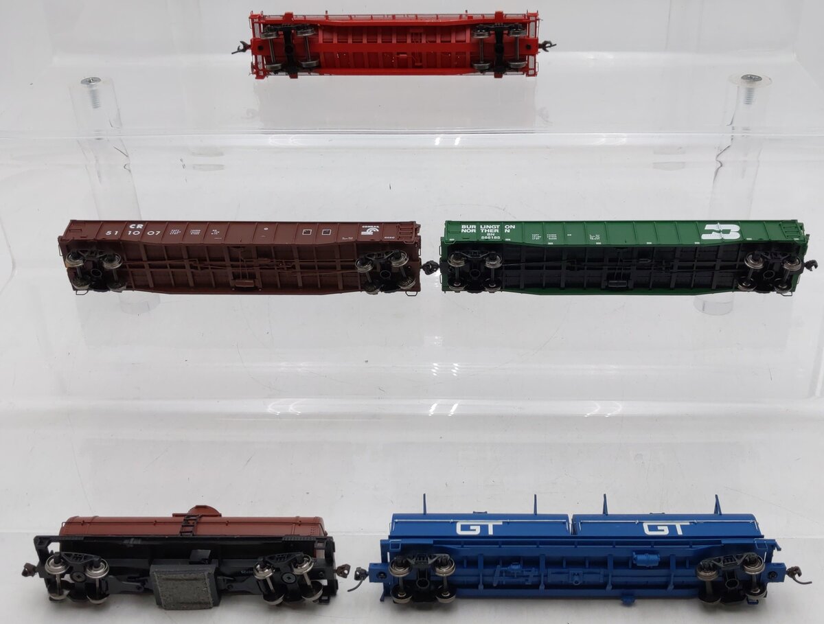 Atlas/Walthers/Others HO Scale Freight Cars #675097,4006,566185,511007 [5] VG