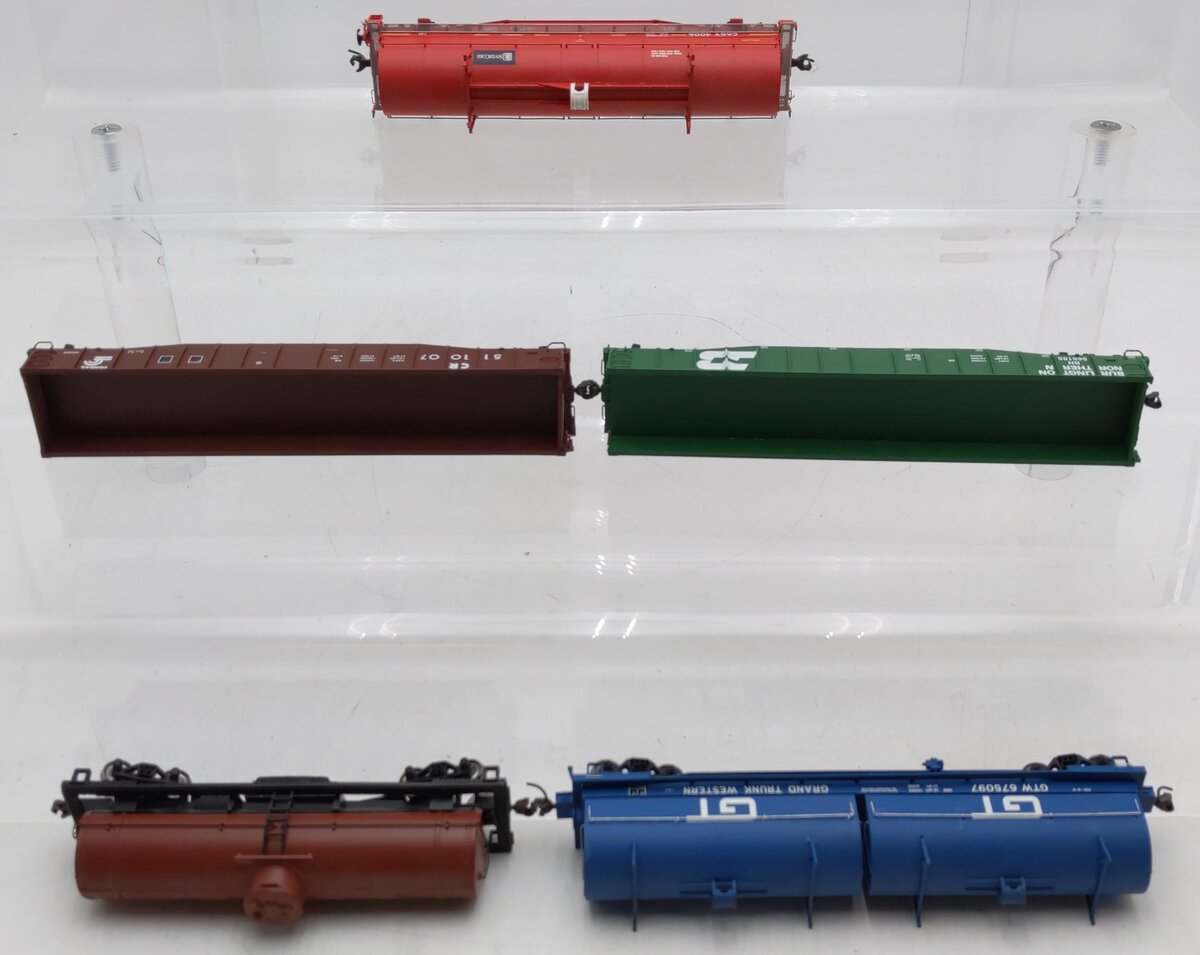 Atlas/Walthers/Others HO Scale Freight Cars #675097,4006,566185,511007 [5] VG