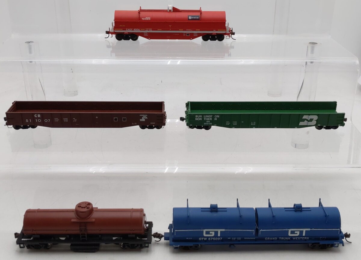 Atlas/Walthers/Others HO Scale Freight Cars #675097,4006,566185,511007 [5] VG