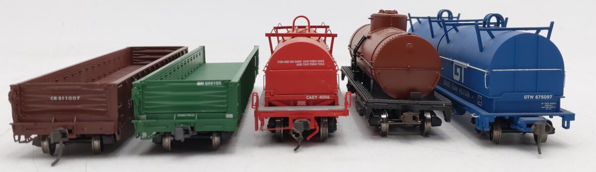 Atlas/Walthers/Others HO Scale Freight Cars #675097,4006,566185,511007 [5] VG