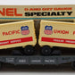 Lionel 6-9383 O Gauge Union Pacific FAR Piggyback Flatcar w/ Trailers EX/Box