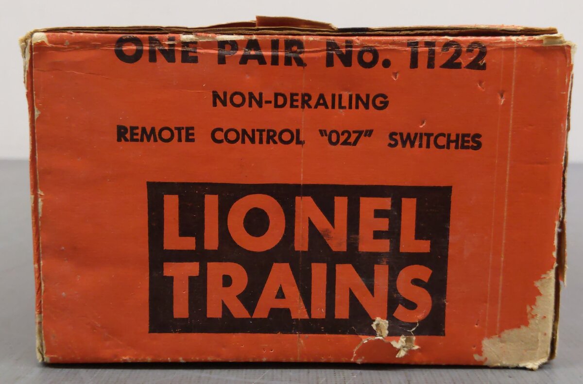 Lionel 1122 Vintage O-27 Remote Control Switches (Pair of 2)/Box