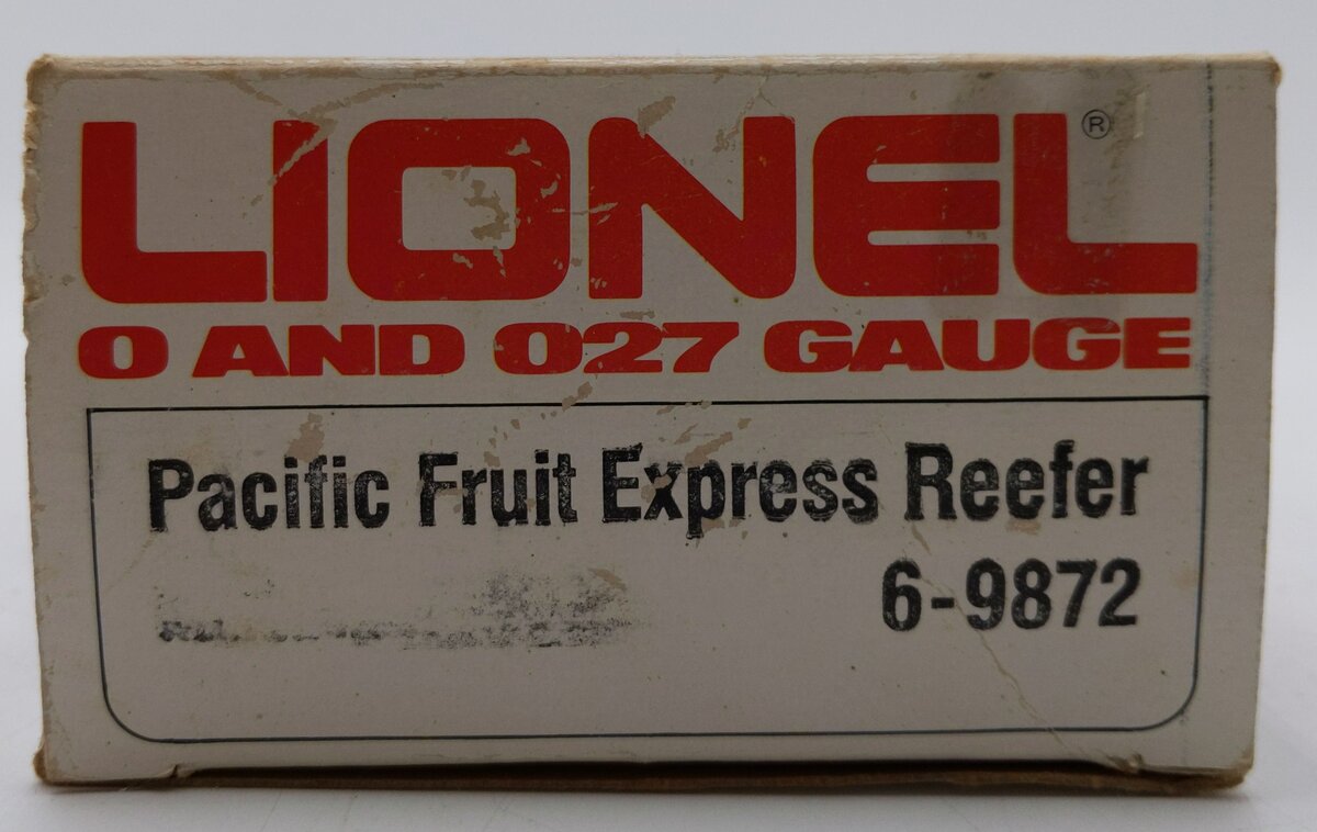 Lionel 6-9872 O Gauge Pacific Fruit Express Billboard Reefer Car LN/Box