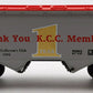 K-Line K90002 O Gauge 1992 Collector Club 2-Bay Covered Hopper Car #90002 EX/Box