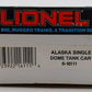 Lionel 6-16111 O Gauge Alaska White Single Dome Tank Car EX/Box