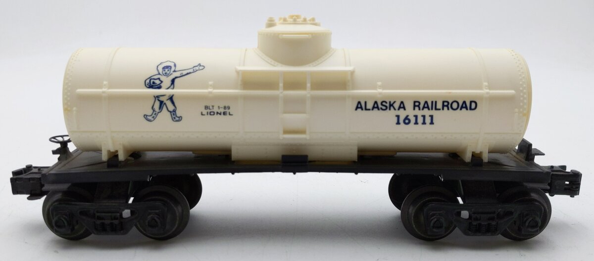 Lionel 6-16111 O Gauge Alaska White Single Dome Tank Car EX/Box