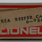 Lionel 6-9863 O Gauge REA Reefer Car #9863 EX/Box