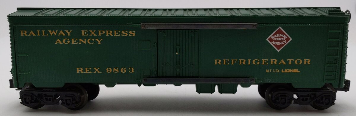 Lionel 6-9863 O Gauge REA Reefer Car #9863 EX/Box