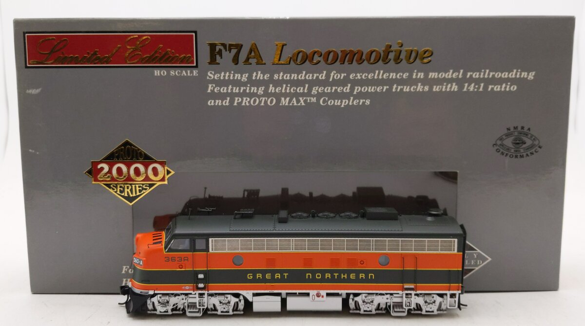 Walthers 920-40587 HO Great Northern F7A Diesel Locomotive w/ DCC & Sound #363-A LN/Box
