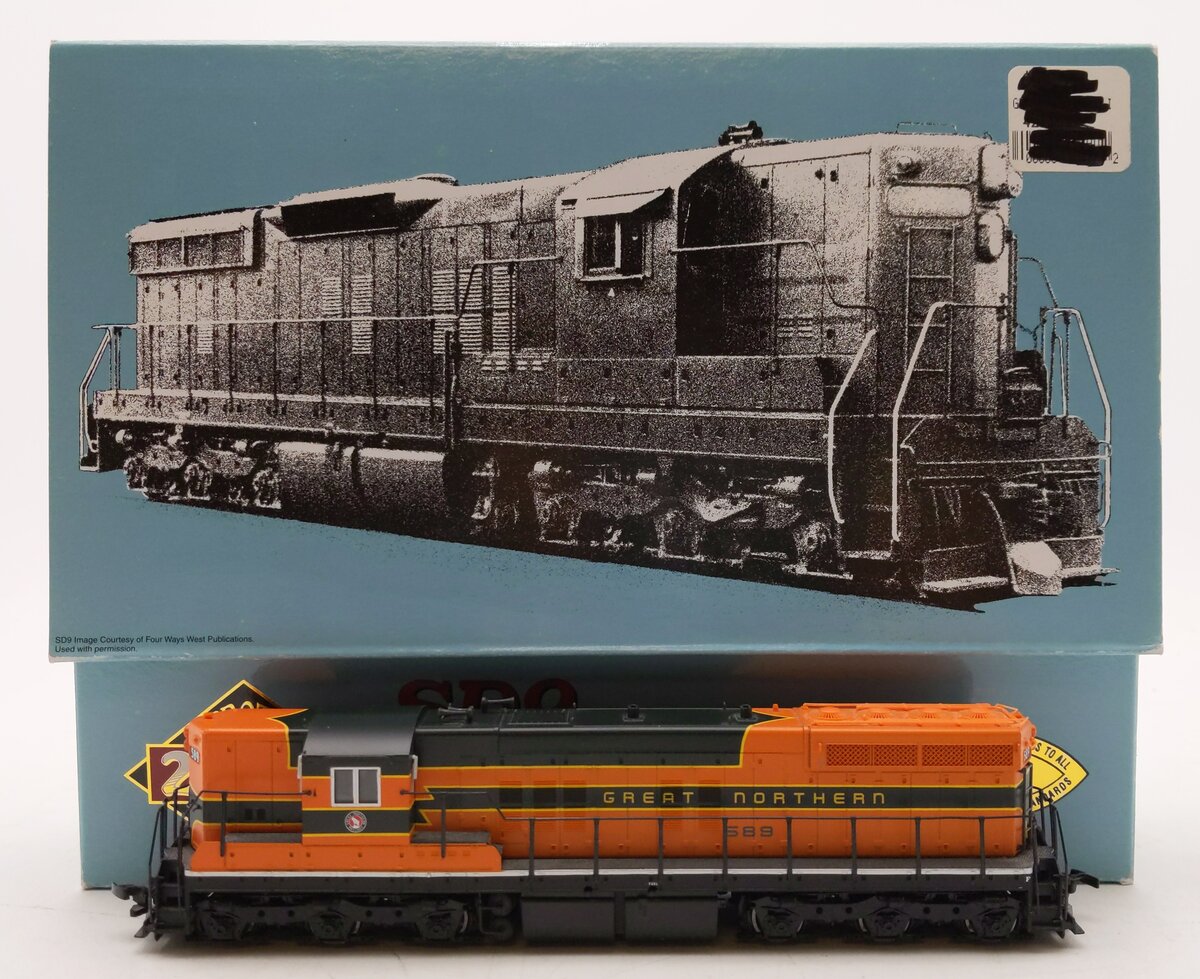Proto 2000 HO Scale Great Northern SD9 Diesel Locomotive #589 EX/Box