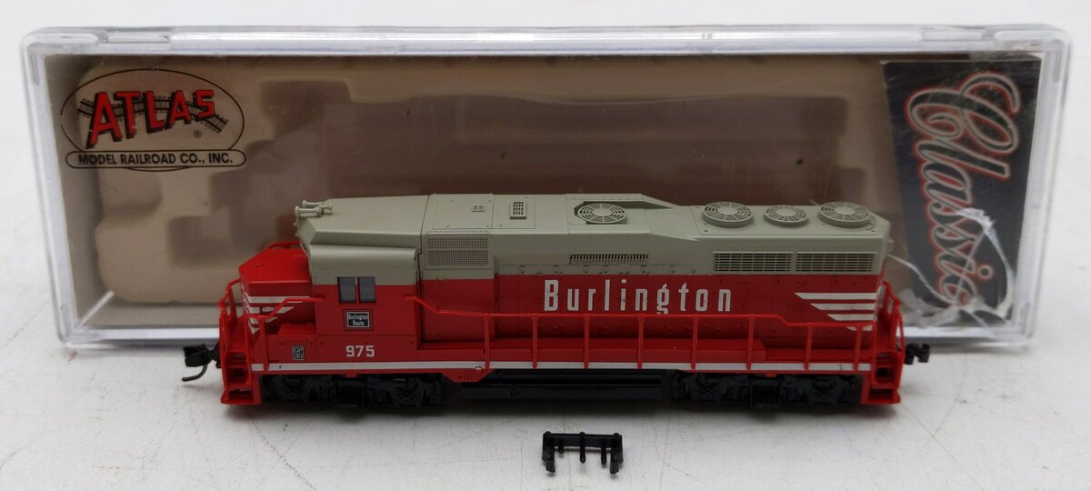 Atlas 47502 N Scale Burlington GP-30 Diesel Engine #975 EX/Box