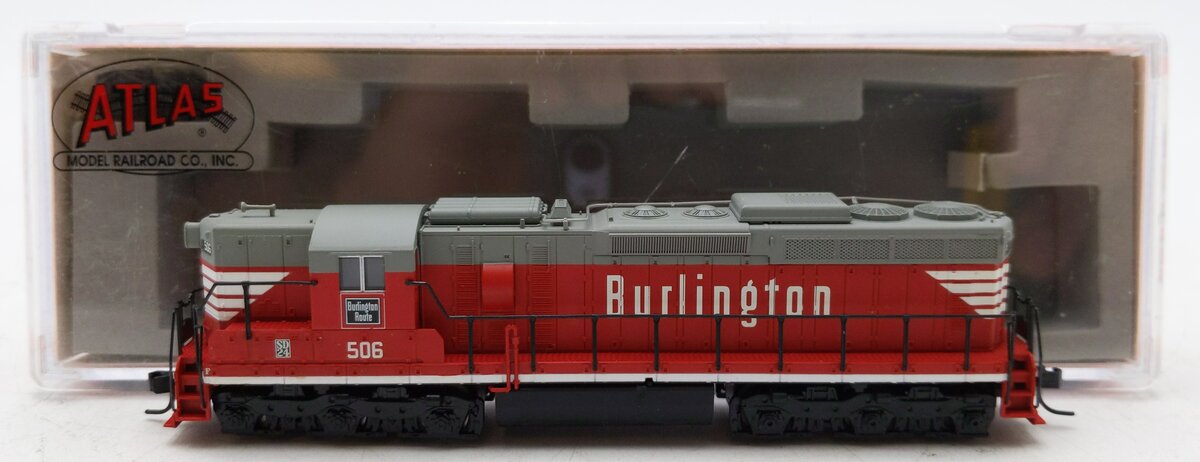 Atlas 54461 N Scale CB&Q Burlington Route SD-24 Diesel Locomotive #506 LN/Box