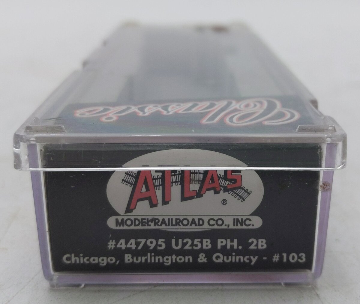 Atlas 44795 N Scale Chicago, Burlington, Quincy U25B Diesel Locomotive #103 LN/Box