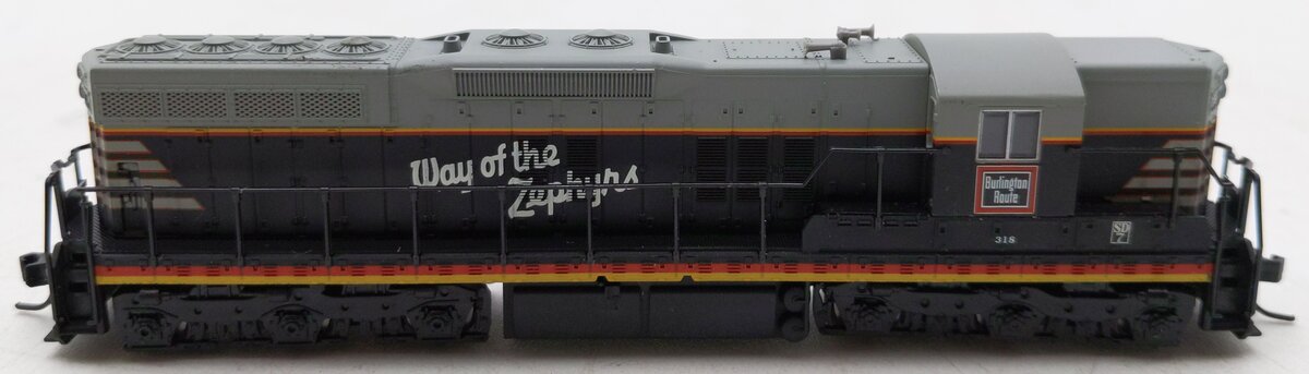 Atlas 53605 N Scale Burlington Route SD-7 Diesel Locomotive #318 LN/Box